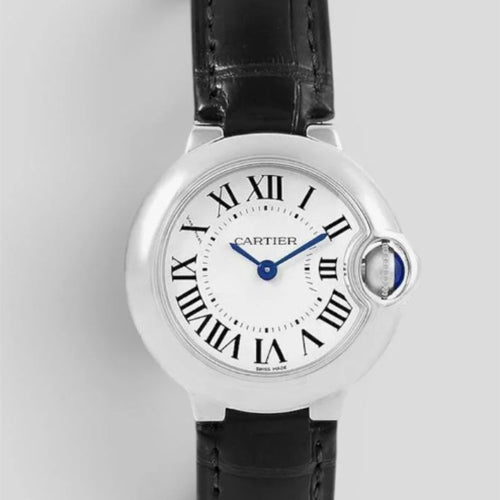 까르띠에 발롱블루 가죽 28mm watchW6920085 17310715