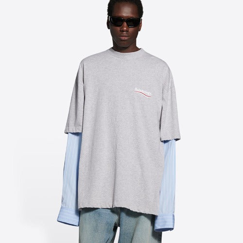 (국내배송) 발렌시아가 레이어드 티셔츠 ~2Color~